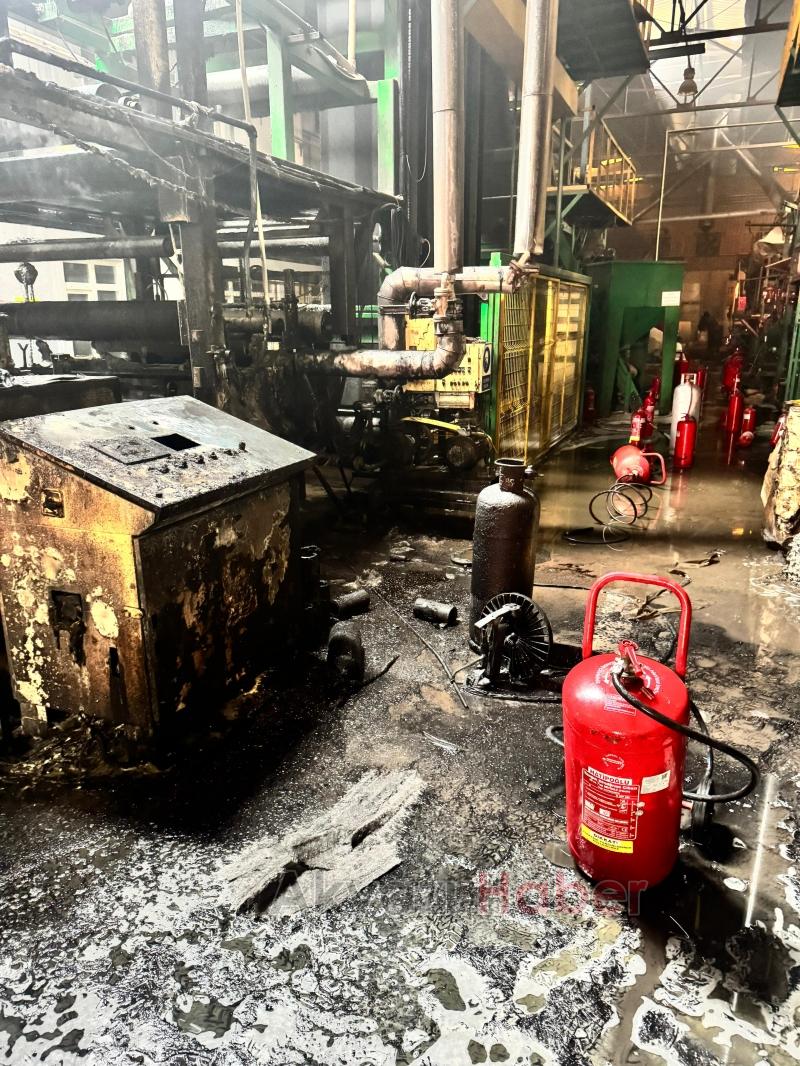 Fabrikadaki yangında yaralı sayısı 7'ye yükseldi