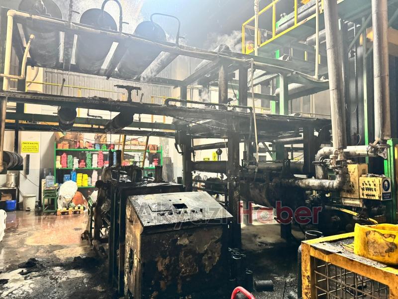 Fabrikadaki yangında yaralı sayısı 7'ye yükseldi