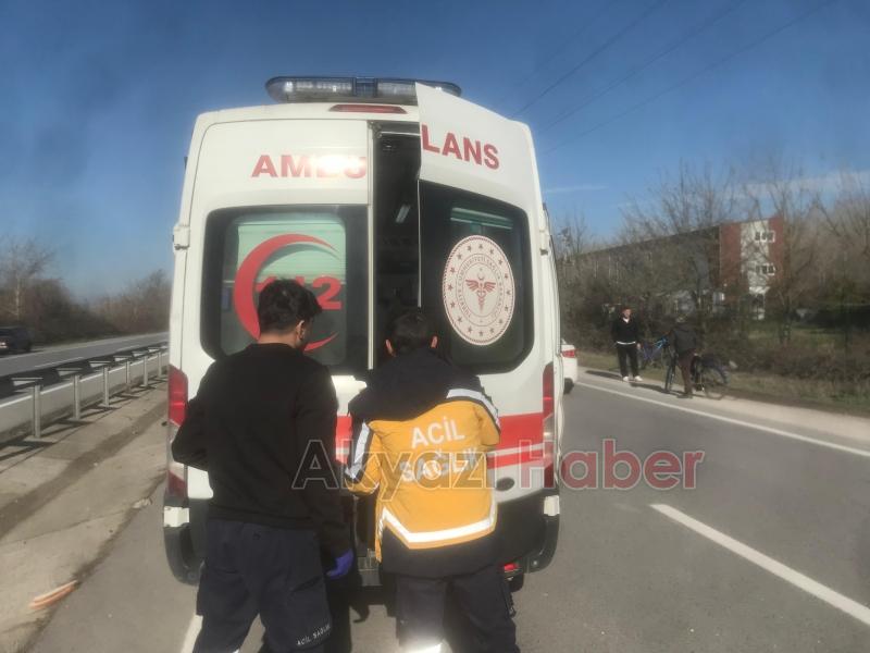 Feci kazada yaşlı adam ağır yaralandı