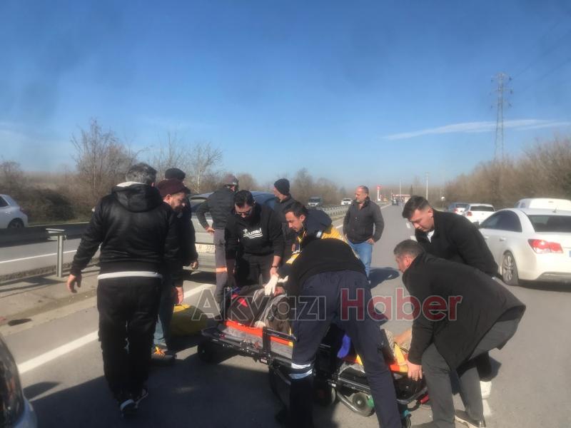 Feci kazada yaşlı adam ağır yaralandı