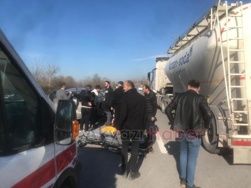 Feci kazada yaşlı adam ağır yaralandı