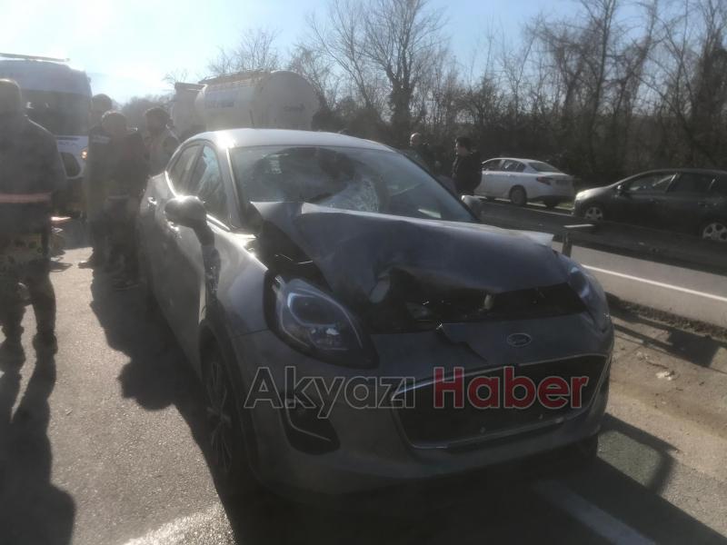 Feci kazada yaşlı adam ağır yaralandı