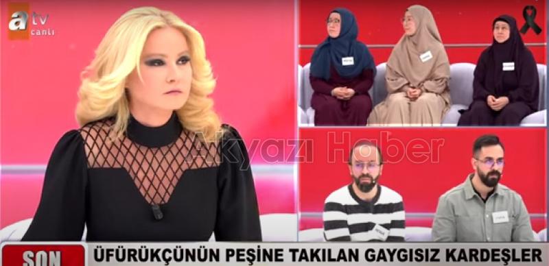 Sakaryalı kardeşler canlı yayında eşleri ile yüzleşti