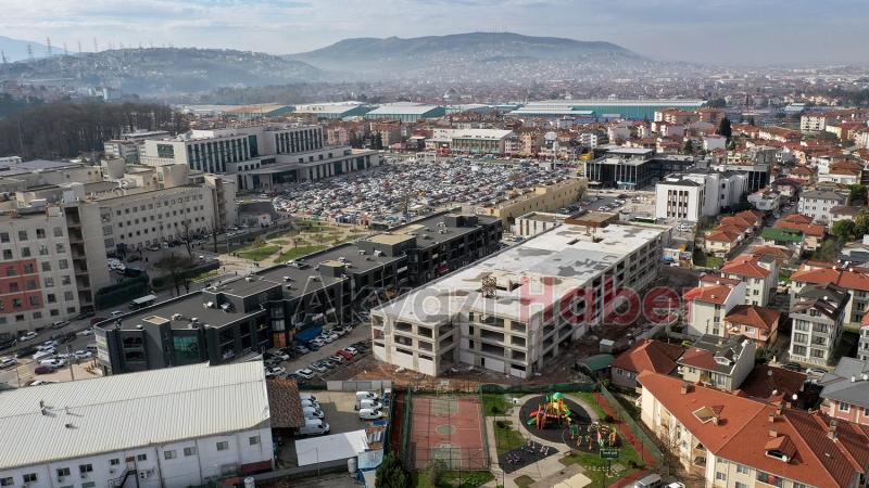 Sağlık Kampüsü'ndeki otopark inşaatında son durum