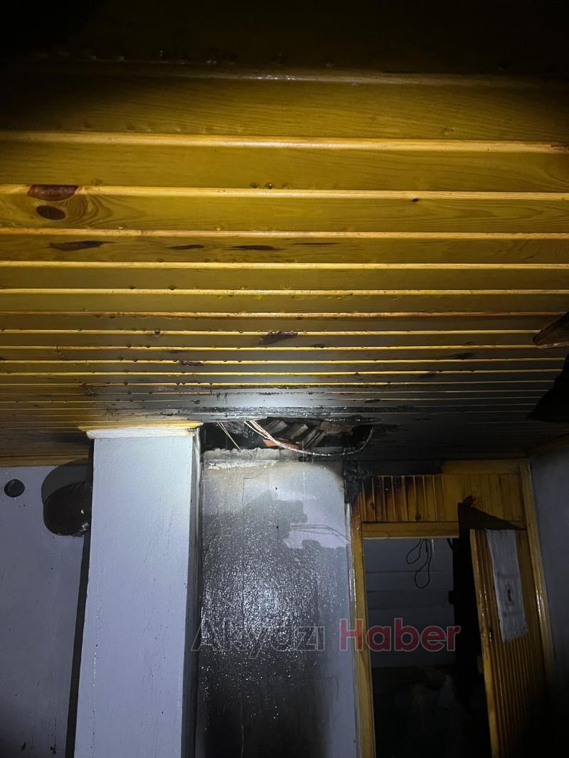 Mansurlar'da yangın