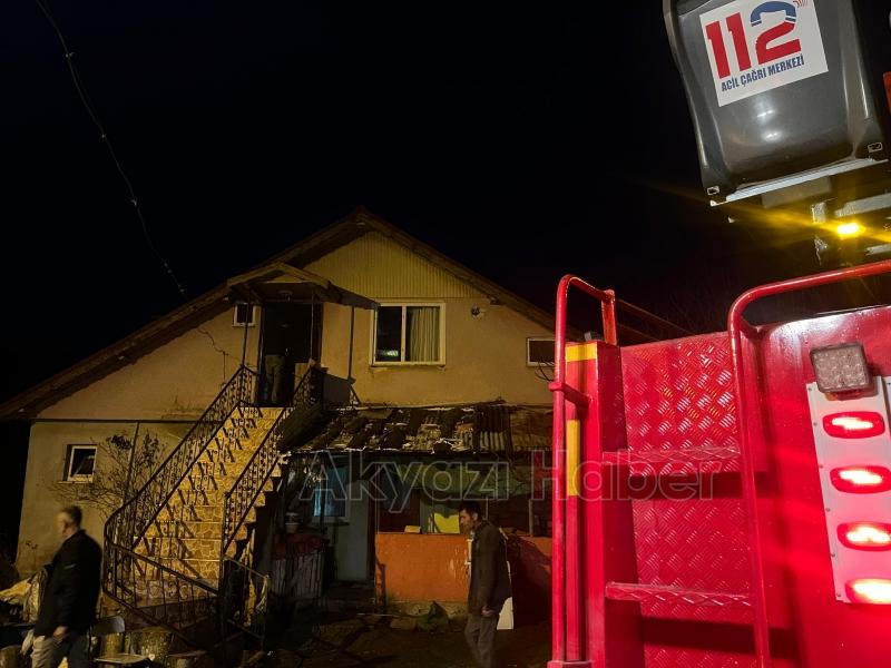 Mansurlar'da yangın