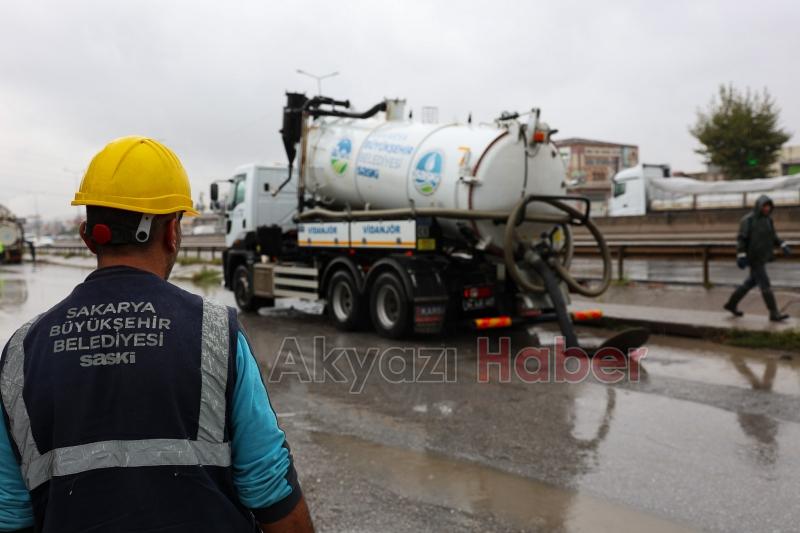 Sakarya'da metrekareye 24 kilogram yağış düştü