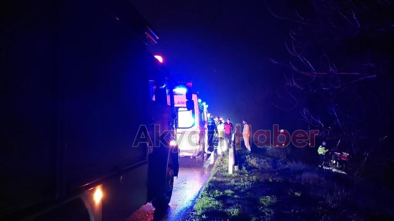 Panelvan minibüs kaza yaptı 2 yaralı