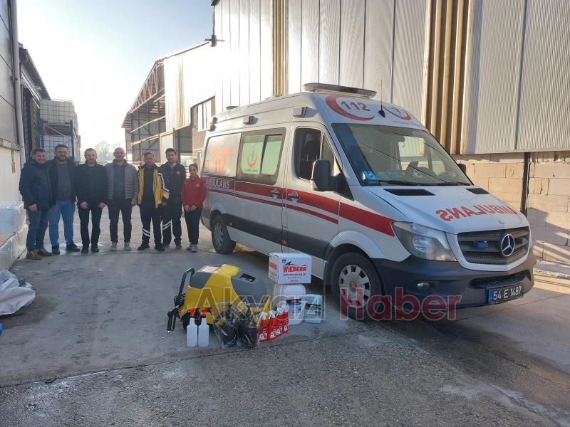 Akyazılı iş insanlarından anlamlı hediye