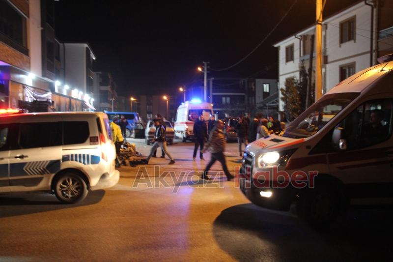 Şehit Furkan Çelik Caddesi nde kaza 3 yaralı