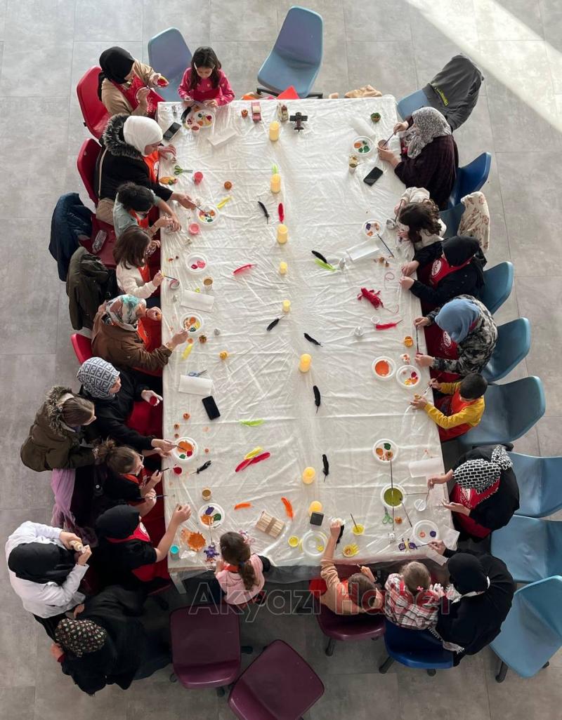 Akyazı SGM’de ara tatil atölyeleri eğlenceli geçti