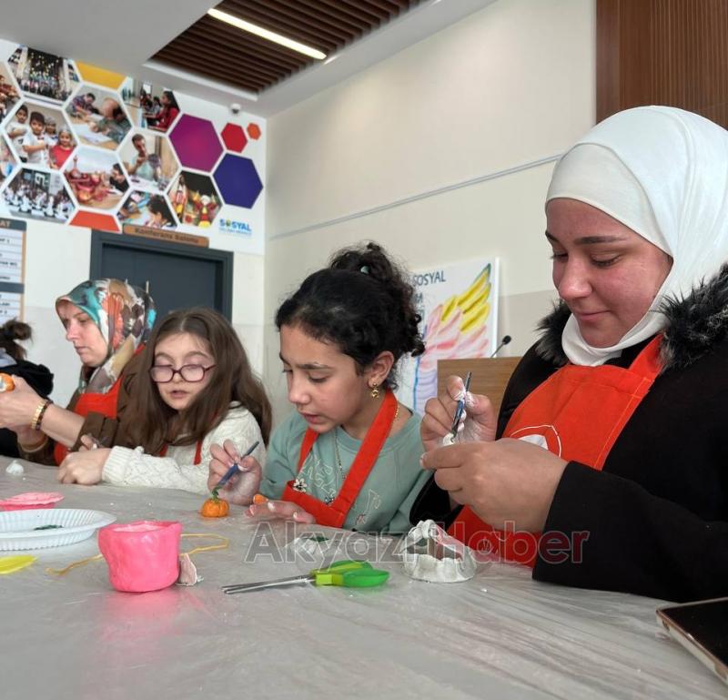 Akyazı SGM’de ara tatil atölyeleri eğlenceli geçti