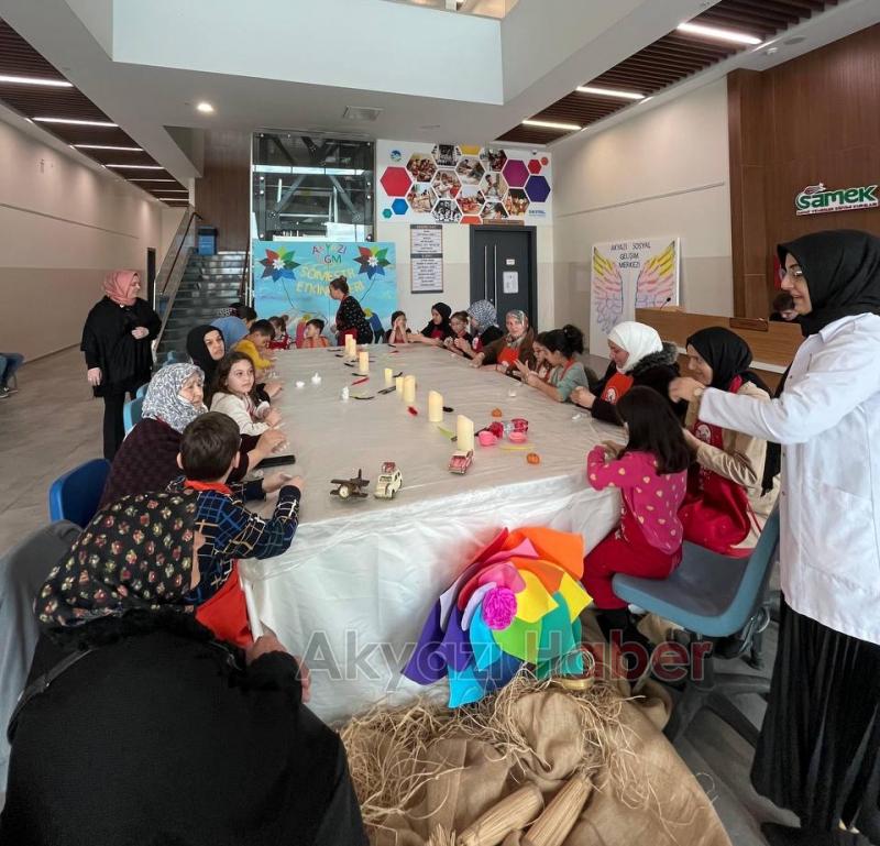 Akyazı SGM’de ara tatil atölyeleri eğlenceli geçti