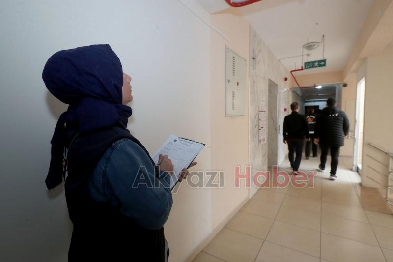 Sakarya'daki öğrenci yurtlarında yangın denetimi