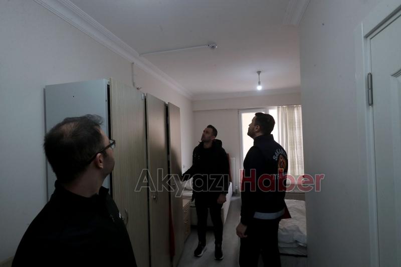 Sakarya'daki öğrenci yurtlarında yangın denetimi