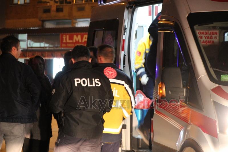 Otomobil ile çarpışan motosikletli yaralandı