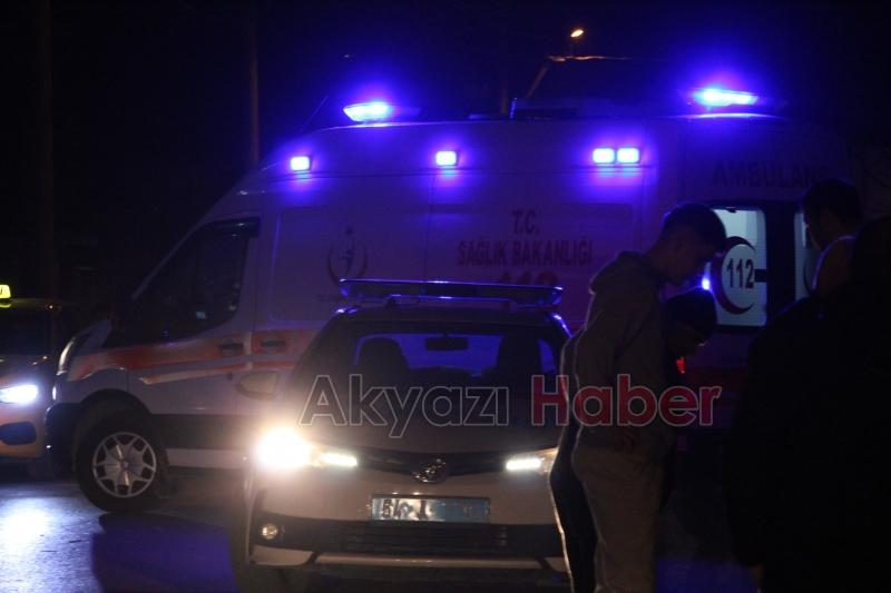 Otomobil ile çarpışan motosikletli yaralandı