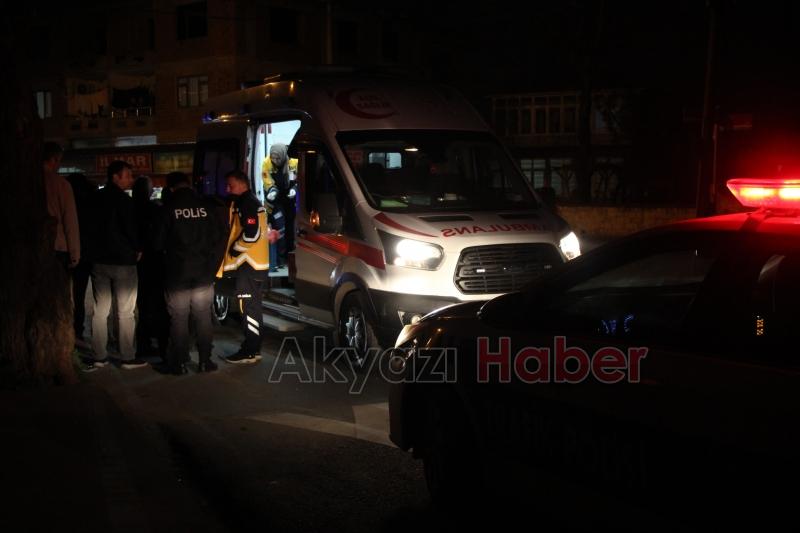 Otomobil ile çarpışan motosikletli yaralandı