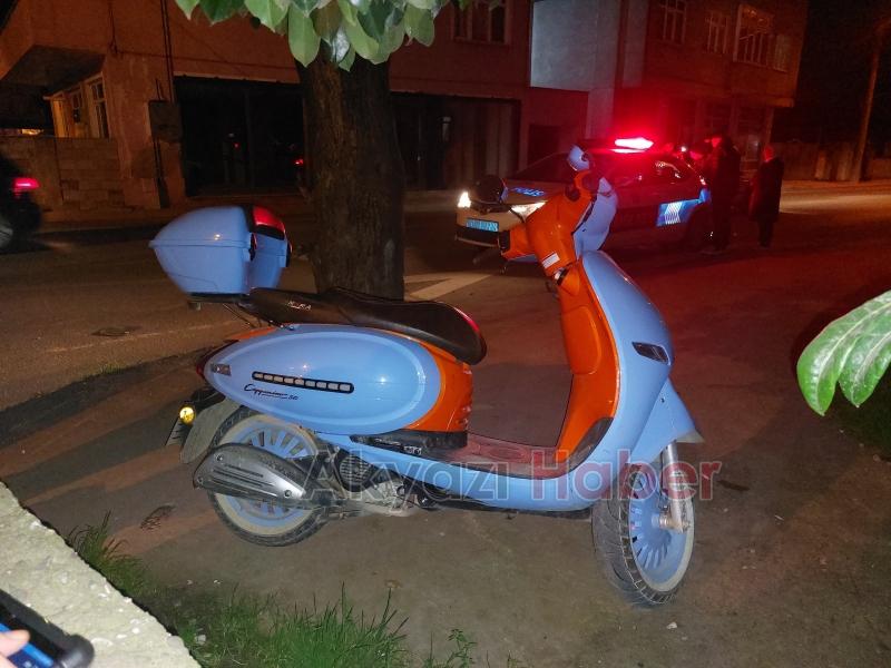 Otomobil ile çarpışan motosikletli yaralandı