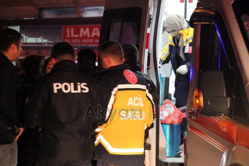 Otomobil ile çarpışan motosikletli yaralandı