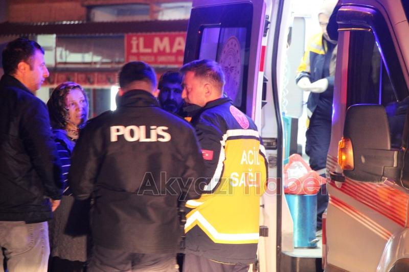 Otomobil ile çarpışan motosikletli yaralandı