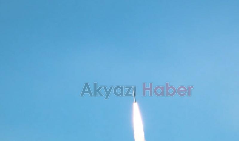 Uzun menzilli yerli füze hedefi vurdu