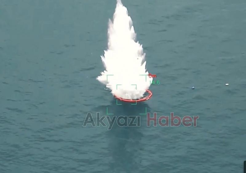 Uzun menzilli yerli füze hedefi vurdu