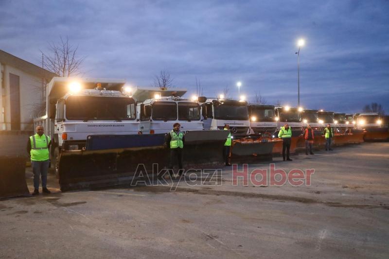 Sakarya da kar yağışı için ekipler hazır