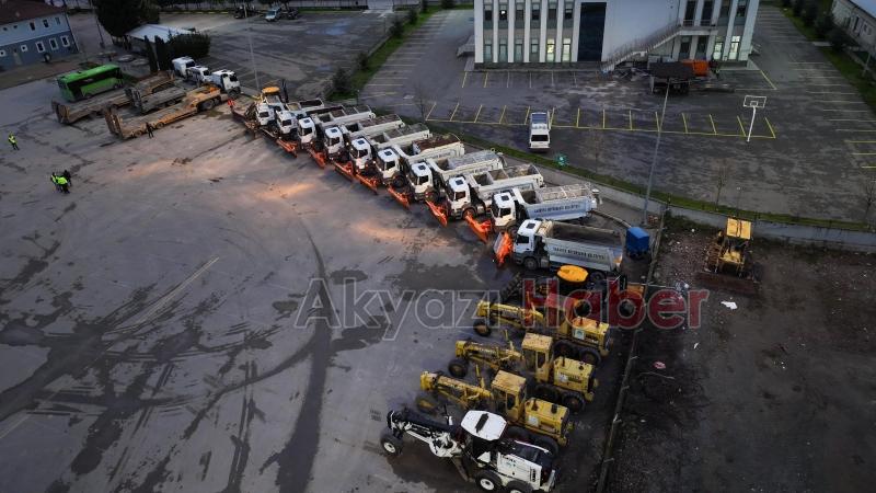 Sakarya da kar yağışı için ekipler hazır