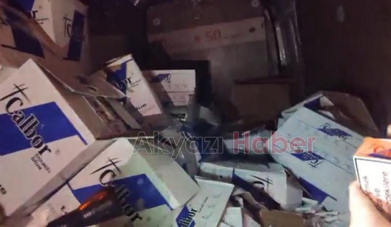 Sakarya'da kaçakçılık operasyonu