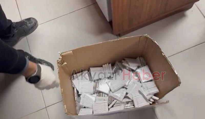 Sakarya'da kaçakçılık operasyonu