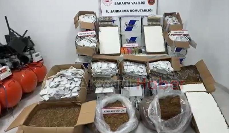 Sakarya'da kaçakçılık operasyonu