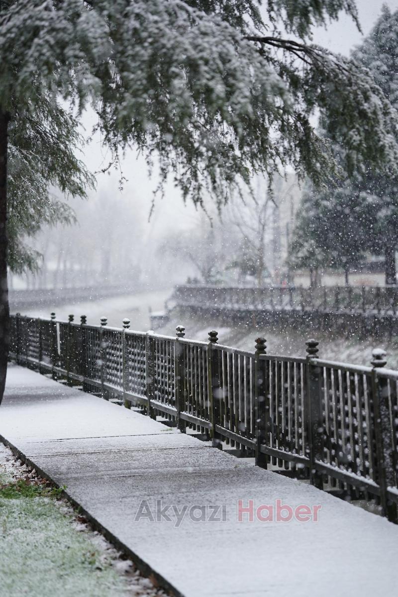 Sakarya'dan kar fotoğrafları