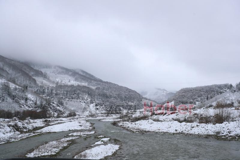 Sakarya'dan kar fotoğrafları