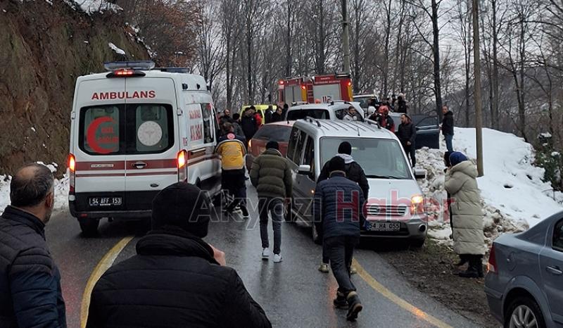 Otomobil ile hafif ticari araç çarpıştı: 5 yaralı