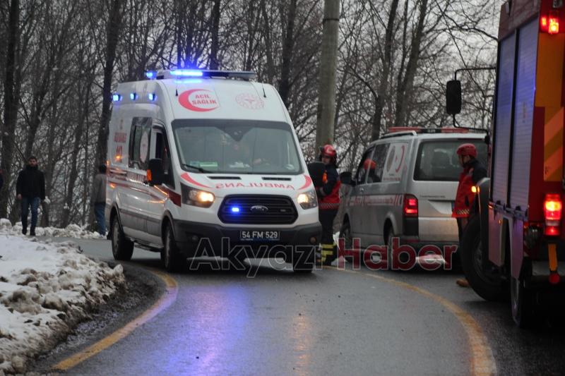Otomobil ile hafif ticari araç çarpıştı: 5 yaralı