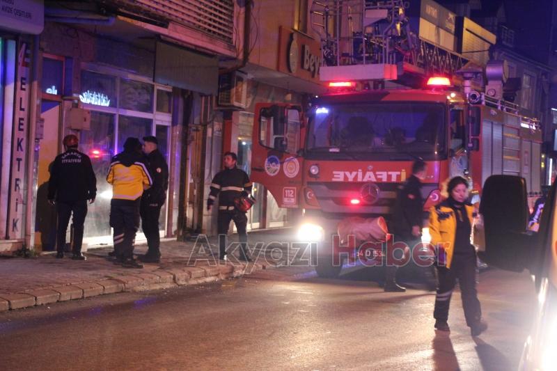 Akyazıda ekipleri alarma geçiren olay