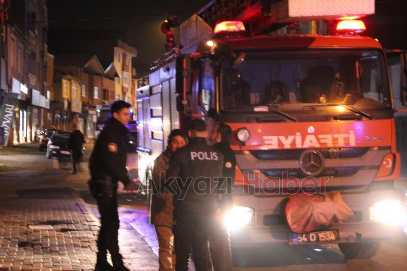 Akyazıda ekipleri alarma geçiren olay