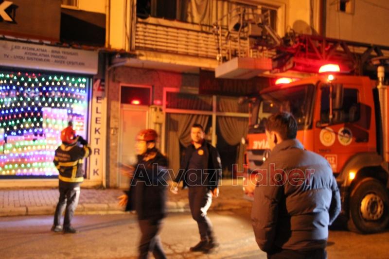 Akyazıda ekipleri alarma geçiren olay