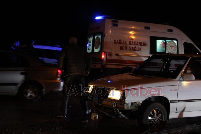 hatalı sollama kazası 1 yaralı