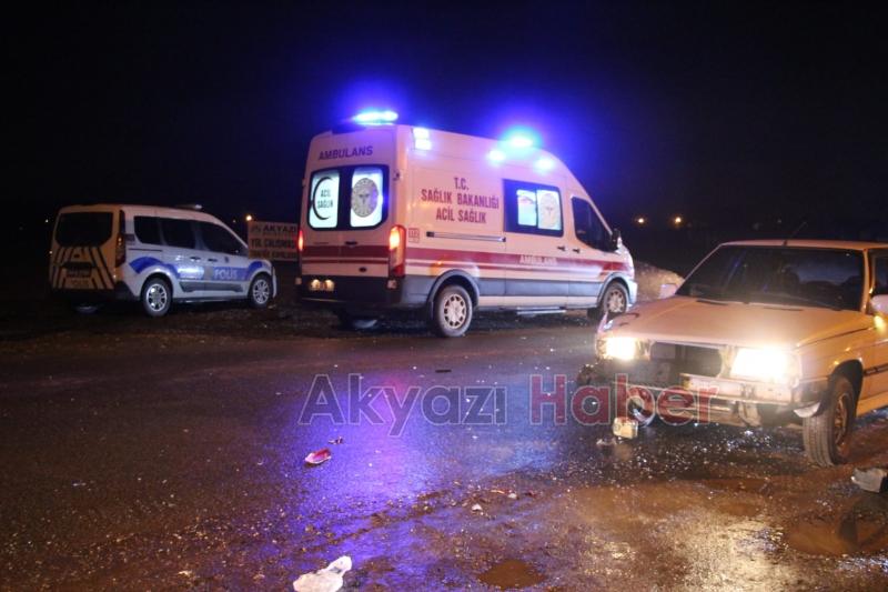 hatalı sollama kazası 1 yaralı