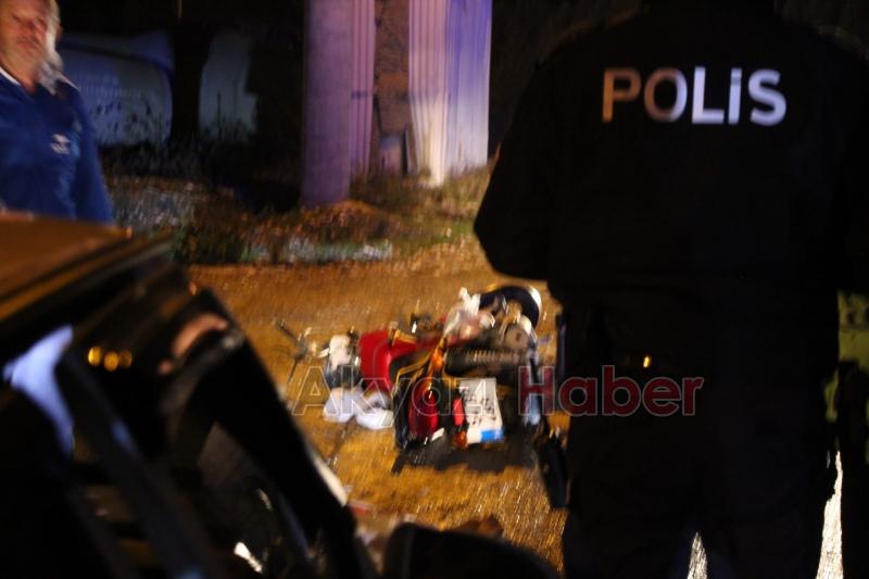 hatalı sollama kazası 1 yaralı