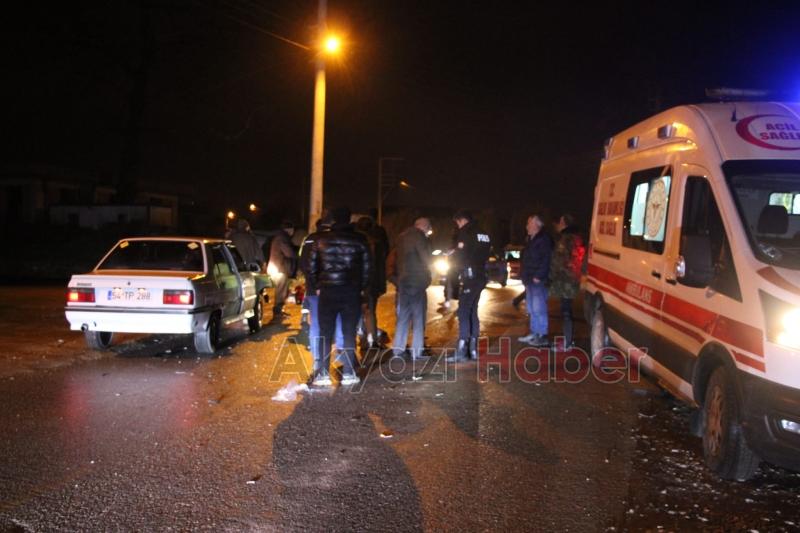 hatalı sollama kazası 1 yaralı