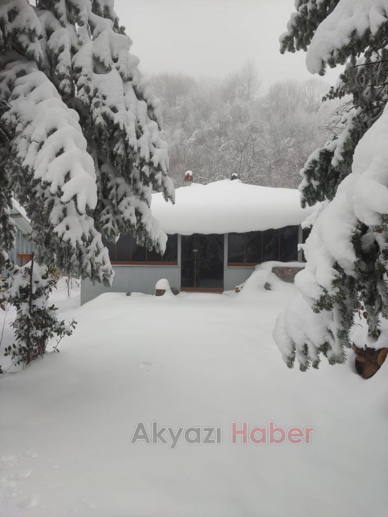 Acelle Yaylası'ndan kar fotoğrafları