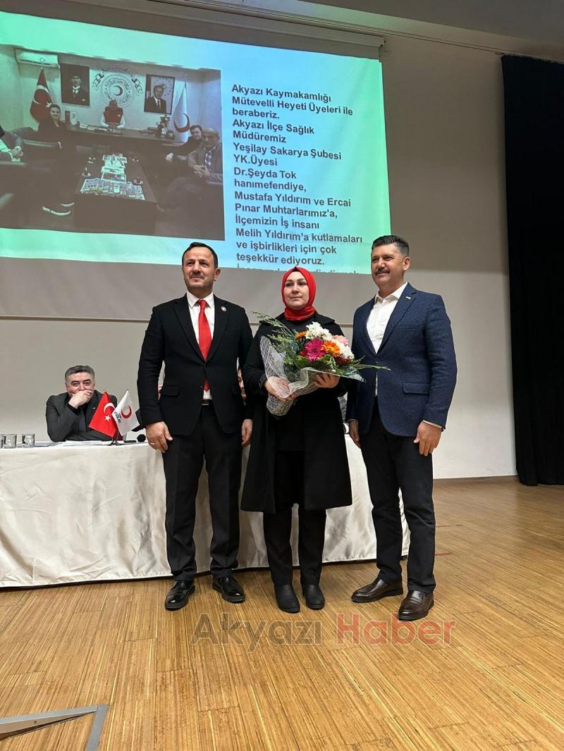 Kızılay Akyazı Şube'sinin olağan genel kurulu yapıldı