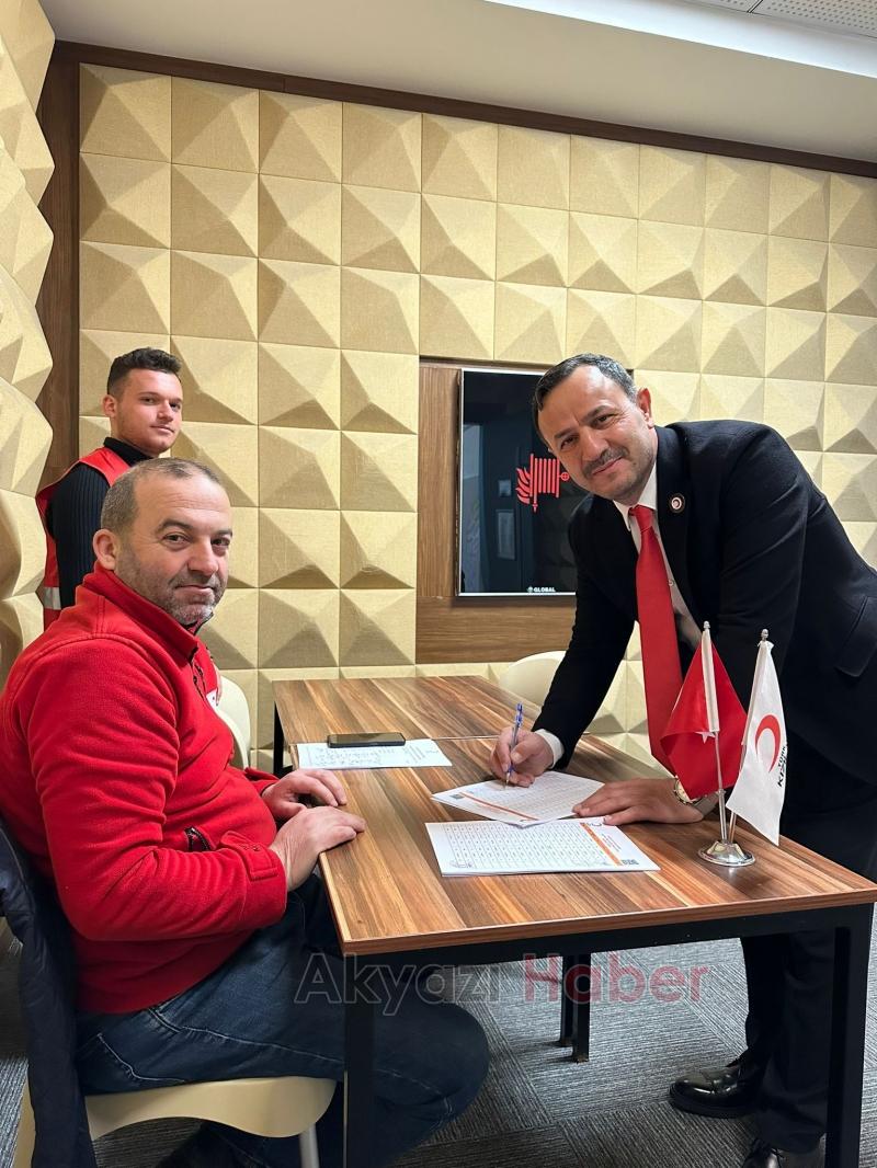 Kızılay Akyazı Şube'sinin olağan genel kurulu yapıldı