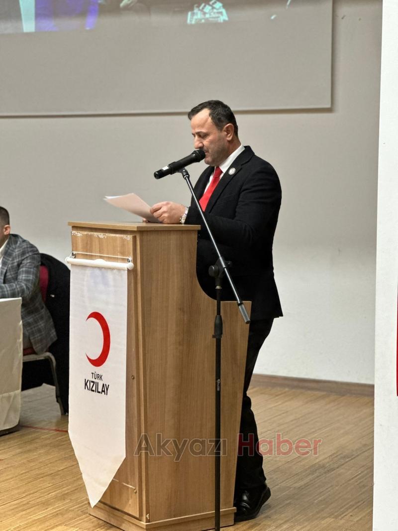 Kızılay Akyazı Şube'sinin olağan genel kurulu yapıldı