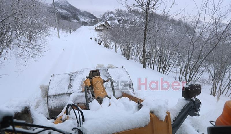 Sakaryada o ilçe adeta buz kesti