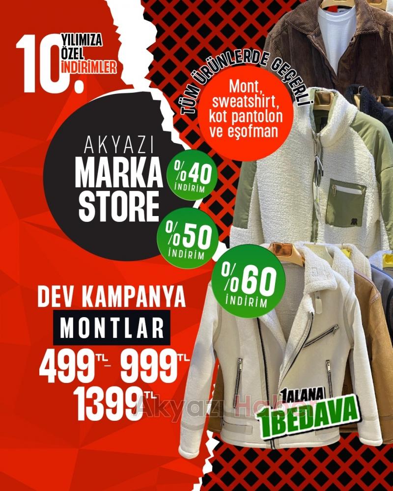 Marka Store Akyazı'dan 10. Yıla Özel Dev kampanya Devam Ediyor!