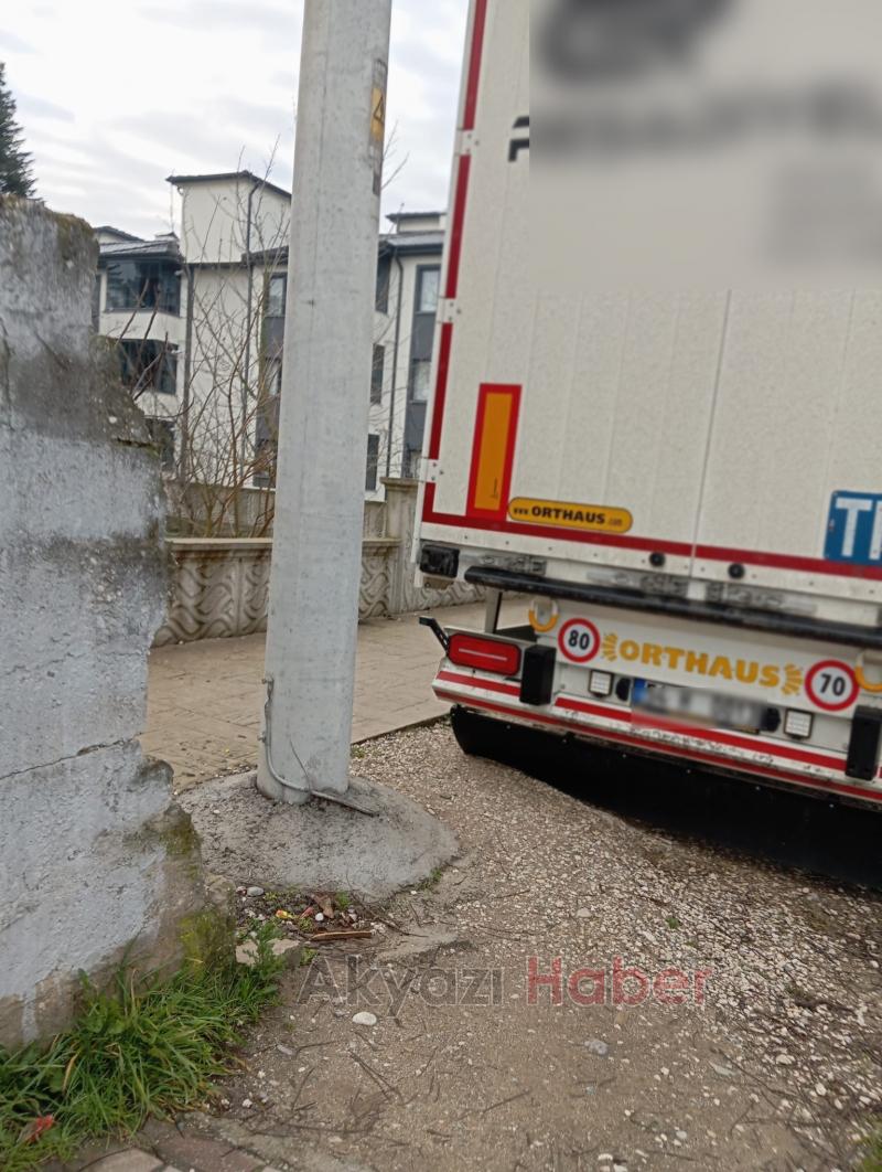 Akyazı'da vatandaşların dorse tepkisi